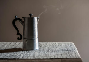 caffettiera per moka argentata lady anne kn industrie