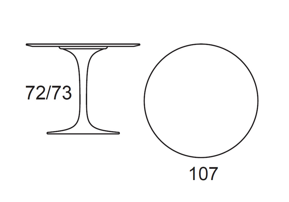 Tavolo Tulip Saarinen - Knoll - Fattorini Design