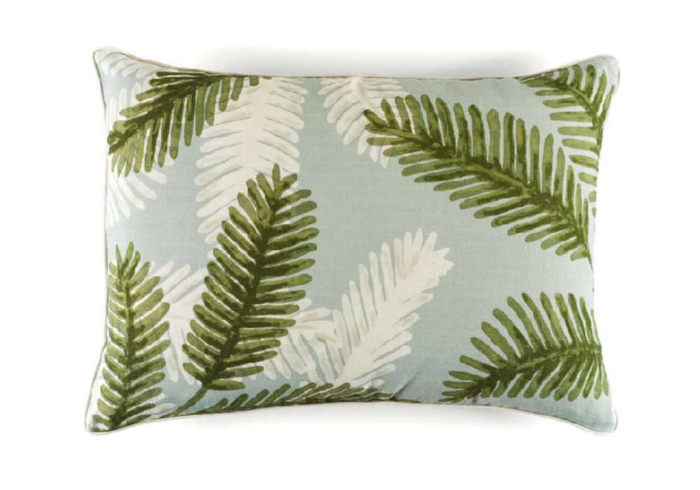 cuscino verde palma morning elitis