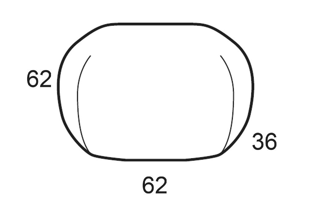 Pouf rettangolare in tessuto PUKKA  Pouf rettangolare - Ligne Roset -  Edilportale