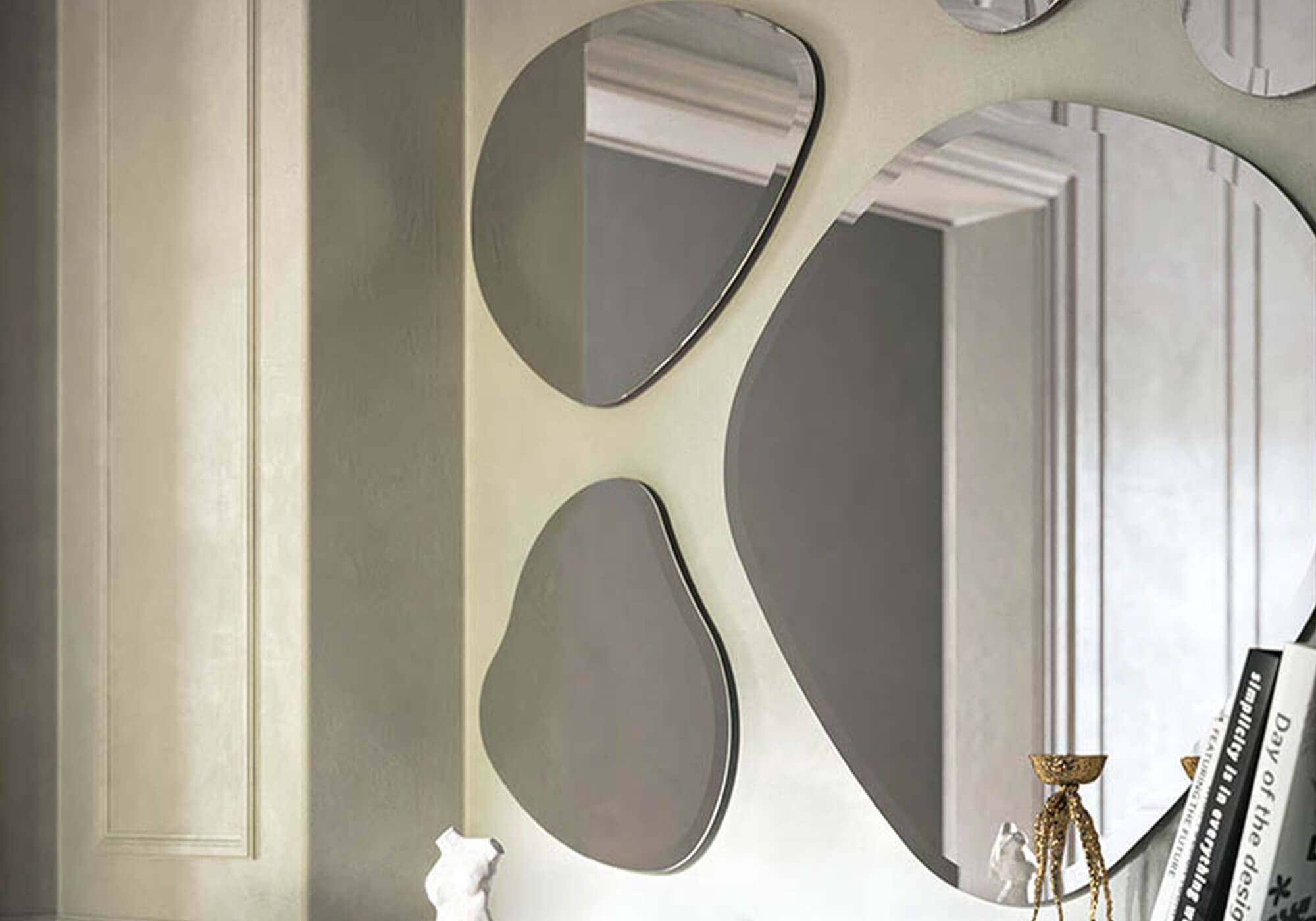 specchi eleganti in cristallo bisellato Hawaii Cattelan italia