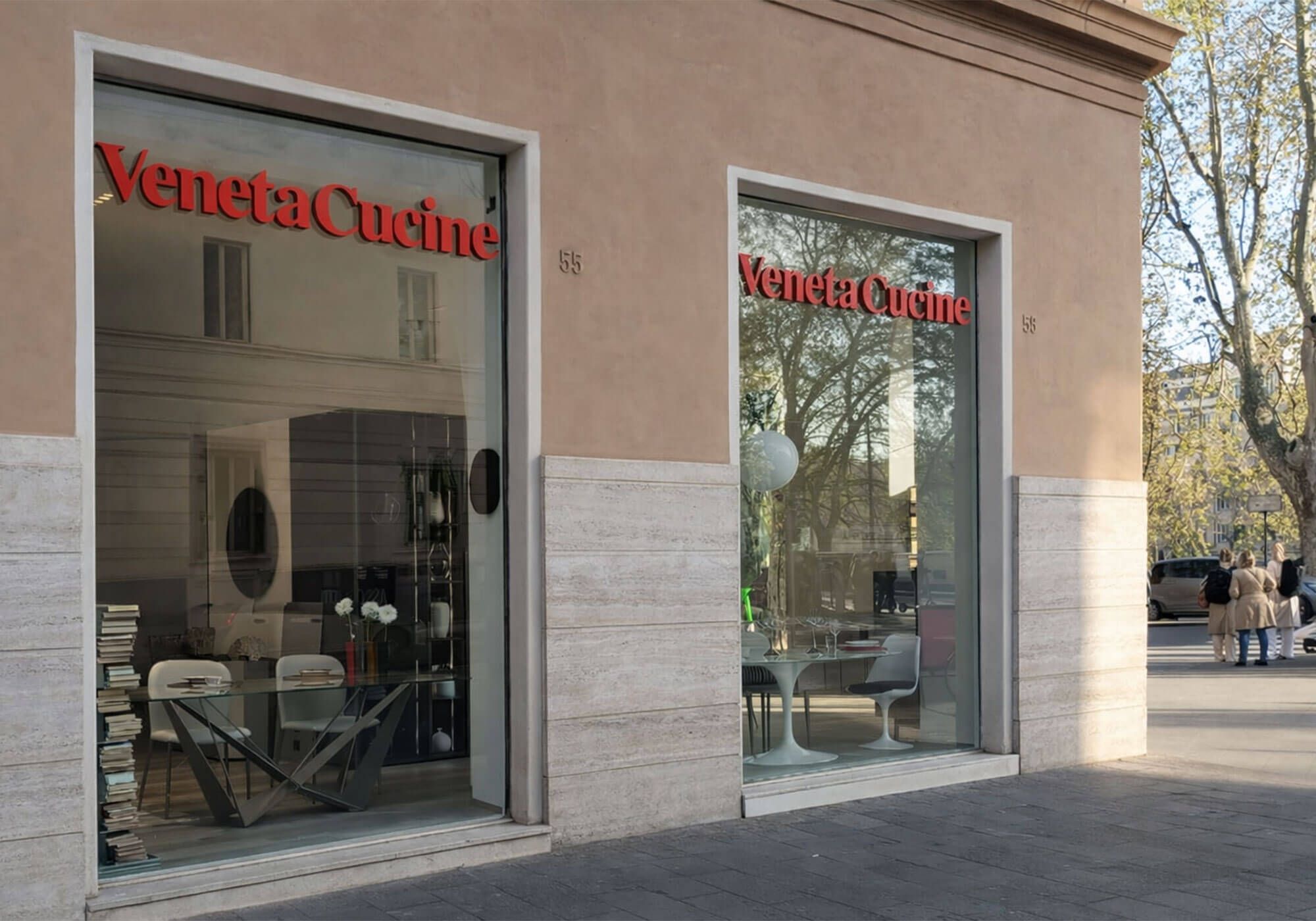 negozio di cucine Veneta Cucine Roma centro Fattorini