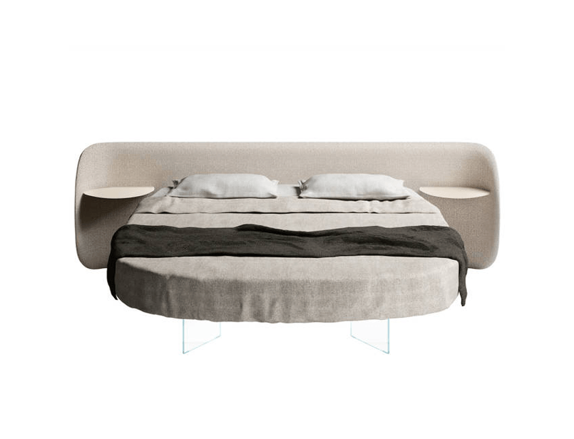 Letto rotondo testiera e pianale freestanding modello 2895 Air Roundy LAGO Design Letto rotondo testiera e pianale freestanding modello 2895 Air Roundy LAGO Design