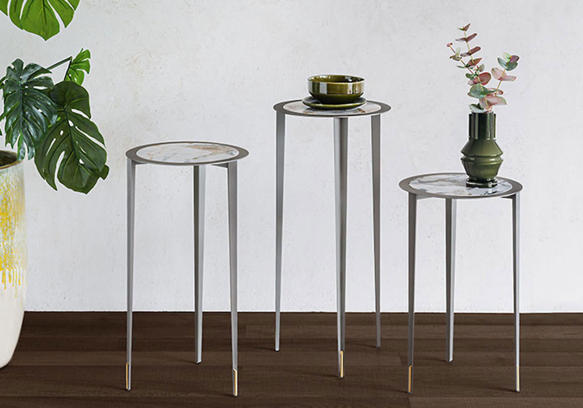 consolle moderna set da 3 brio Keramik Cattelan Italia consolle moderna set da 3 brio Keramik Cattelan Italia